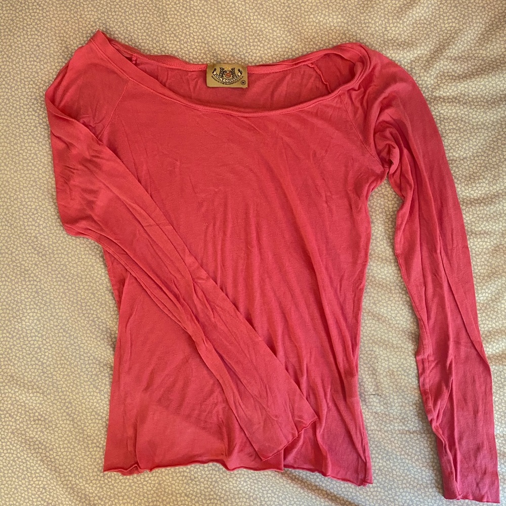 juicy couture pink shirt